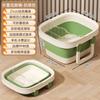 Cubeta Plegable para Baño de Pies Doméstica Aislamiento Térmico Masaje Invierno Cubeta Portátil Hasta la Pantorrilla Dormitorio Salud Baño de Pies
