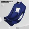 Roupa íntima masculina básica de peça única, top leve de algodão para o outono, confortável, gola alta, respirável, roupas de outono para homens jovens