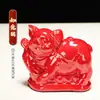 Adornos de Cerámica del Cerdo del Zodiaco Manualidades Lindas de Cerdo Dorado Decoraciones para el Hogar Sala de Estar Mueble de TV Regalos de Cerdo