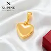 Xuping Oro Forma de Corazón Tridimensional Minimalista Moda Estilo Ins Elegante Lujo Ligero Nicho Gama Alta Collar Colgante Clavícula
