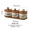 Potes de Temperos de Alta Qualidade Estilo Francês para Cozinha Doméstica, Conjunto de Potes de Sal, Pote de Pimenta, Caixa de Temperos, Potes Domésticos de Cozinha para Sal e Glutamato Monossódico