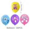 Venta Caliente Transfronteriza Decoraciones de Fiesta para Chicas Cazadoras de Demonios Kpop Arreglo de Cumpleaños Accesorios Pancarta de Cabina de Fotos Tela de Fondo Globos