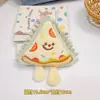 Boneco de Sanduíche de Hambúrguer de Desenho Animado Pingente de Pelúcia de Bolo de Cereja Pingente de Sacola de Comida Artificial Barraca Boneca Pequena