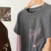 Algodón Cepillado Engrosado Falso Dos Piezas Diseño Primavera Temprana 2026 Estampado de Nicho Color Pony Bloque de Color Camiseta de Manga Larga Top para Mujer