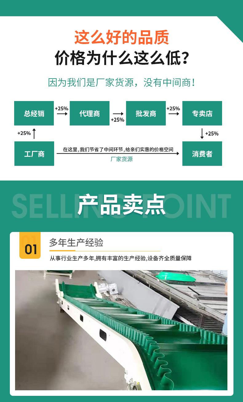 大倾角裙边挡板输送机
