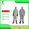 Vestuário de proteção química leve semi-fechado roupa de proteção de segurança de peça única equipamento de resgate de emergência contra incêndio