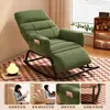 Mecedora sofá individual mecedora sillón reclinable para adultos silla de ocio para balcón lujo ligero despreocupado sofá para persona perezosa silla sofá se puede dormir