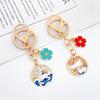 Estilo Chino Hueco Metal Grulla Gato Conejo Llavero Colgante Creativo Llavero para Coche Moda Bolso Bolso Colgante Joyería