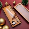 Caja de Regalo de Pluma Retro Creativa Set de Pluma de Pluma Corona Estudiante Caligrafía Regalo de Cumpleaños Pluma de Inmersión Personalización Empresarial