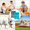 Bolsa y Removedor de Arena para la Playa, Equipo de Playa para Quitar Arena del Cuerpo, Guantes para Quitar Arena, Bolsa para Quitar Arena de la Playa y Bolsa para Polvo
