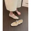 Zapatos Planos de Malla con Lazo de Hada para Mujer 2026 Nuevos Zapatos Planos de Malla Transpirable con Corte Bajo Mary Jane