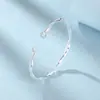 Ciudad Estrella Pie de Plata 999 Pulsera Mobius Amor Apertura Nicho Alto Grado Todo Combinación Diseño Pulsera para Mujeres