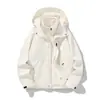 Jaqueta Estilo Montanha para Homens e Mulheres, Roupas para Caminhada ao Ar Livre, Viagem de Carro, Pesca e Montanhismo, Jaqueta Esportiva à Prova de Vento e Impermeável