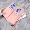 Billetera Larga para Mujer Estilo Nuevo 2026 Estudiante Moda Multifuncional Gran Capacidad Correa de Muñeca Cierre de Cremallera Bolso de Mano