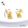 Esperando el estilo ins chino colgante de caramelo de diamante accesorios de joyería diy de oro vietnamita colgante de planeta rosa feliz