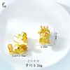 Colgante de Caballo Pegaso Conejo Dinosaurio Accesorios para Joyería DIY Cuentas Antiguas Chapadas en Oro Materiales de Unicornio de Dibujos Animados