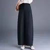 Calça Casual Elegante para o Dia a Dia com Pernas Largas para Mulheres, Novidade Outono/Inverno 2026 Cintura Alta Emagrecedora Pernas Retas Solta Versátil Calça Curva
