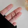 Pendientes de Venta Caliente Transfronterizos para Mujer, Estilo Coreano, Frescos y Dulces, Ganchos de Oreja de Gota de Agua Brillantes, Diseño Simple, Modernos y Versátiles