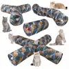 Túnel Labirinto para Gatos Extra Grande Túnel para Gatos de Estimação Brinquedo para Gatos Canal Arco-Íris para Gatos Barril Interativo de Perfuração Lezhu