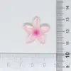 Flores de Cinco Pétalos Graduadas Color Hielo Dibujo Animado Piezas de Accesorios DIY para Zuecos, Kit de Materiales con Pegamento Crema Resina Piezas Pequeñas