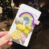Accesorios para el Cabello de Hada Pinza para el Cabello Estilo Mori Girl Pinza para el Cabello Arcoíris Pinza de Nube Clip Lateral Coreano Ins Estilo Chica Trendy Ins
