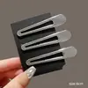 Pinza para el Pelo Pequeña de Metal Plateado de Gama Alta Hueca Clip Bb Pinza de Pato Estrella Femenina Pinza Lateral Pinza para Cabello Roto