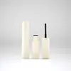 Em Estoque Tubo Vazio para Máscara de Cílios 4ml Branco Off-White Cabeça de Pincel Preta Material de Embalagem Cosmética Recarregável Em Estoque Fabricante Atacadista