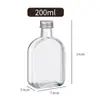 Chá Gelado Pronto para Envio do Fabricante em Garrafas de 250ml, Garrafas de Vinho de Frutas de 300ml, Garrafas Seladas de Suco e Chá com Leite, Garrafas de Chá Gelado, Garrafas Pequenas de Vidro para Licores