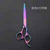 Tijeras Profesionales para Cortar el Cabello 6 Pulgadas Tijeras Planas y Tijeras Entresacadoras para Barberías, Modelo Transfronterizo de Fábrica