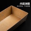 Caja para Sándwich Rectangular Personalizada de Papel-Plástico, Caja con Ventana, Empaque para Horneado, Caja para Class Puff, Caja para Pastelería, Comida
