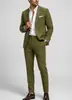 Traje casual de comercio exterior transfronterizo para hombre, conjunto de dos piezas con blazer de dos botones y pantalón con estampado digital