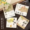 Cartão de Saudação Chinês de Alta Qualidade para o Festival do Meio Outono, Decoração de Caixa de Presente de Negócios de Alta Qualidade, Design e Impressão de Cartão de Bênção