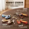 Colgante de llave de ninja de dibujos animados al por mayor del fabricante hecho de material de goma suave de PVC, llavero para bolso DIY colgante pequeño de alta gama