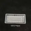 Fabricantes de bandejas interiores de plástico desechable al por mayor empaques transparentes para frutas y verduras de supermercado fresco bandeja de alimentos transparente