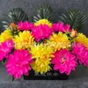 Novo Bonsai, Flores Artificiais para o Festival Qingming, Vasos de Flores, Produtos Acabados com Vasos, Flores Artificiais, Flores Artificiais para Oferendas em Túmulos, Flores em Vasos