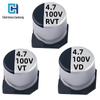 Capacitor Eletrolítico de Alumínio Smd 33Uf100V 8*10.2mm 100V 39Uf 10*10/10.2/10.5mm