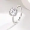 Anillo de Cubo de Azúcar Pequeño Fat Dong Lai Tienda de Gran Venta Joyería Chapada en Platino Anillo de Diamante Ocho Corazones Ocho Flechas Anillo de Circonita