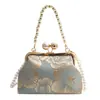 Nova Bolsa de Mão de Textura de Alta Qualidade Estilo Chinês 2026 Nova Moda Versátil Bolsa de Ombro Transversal Borboleta