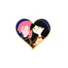 Set de Broches con Tema de Corazón NANA Anime Meme Pines Accesorios Versátiles para Ropa Insignias de Lote Pequeño
