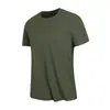 Nueva Camiseta de Hielo de Manga Corta para Hombre con Cuello Redondo para Verano, Top Deportivo y Casual para Correr para Hombre, Top Ligero y Transpirable para Hombre