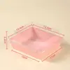 Caja para Sándwiches Nieve Mei Niang Carne Deshebrada Beckham Papel Transparente Caja de Plástico Pastelería Pastel Pan Caja de Empaque para Hornear Venta al por Mayor