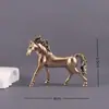 Latón Macizo Caballo Macizo Pieza de Mango de Caballo de Cobre Puro Caballo Antiguo Caballo Galopante Adorno de Cobre para Escritorio Oficina Sala de Estar