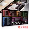 Alfombrilla de Ratón Idioma Italiano Personalizada Grande Transfronteriza Nuevo Modelo IP Computadora Oficina Portátil Teclas de Acceso Rápido Alfombrilla de Escritorio para Gaming