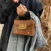 Bolso Cuadrado Trendy Color-Block 2026 Otoño/Invierno Nuevo Estilo Bolso de Hombro Calidad para Transmisión en Vivo Bolso Cruzado