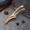 Clip para barbacoa coreana de acero inoxidable 304, clip para barbacoa de cabeza redonda engrosada, pinzas para pan puntiagudas, pinzas para comida de restaurante