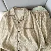 Pijama Casual para Homens, Primavera e Outono, Algodão Nuvem, Manga Longa, Calça Longa, Solto, Pode Ser Usado Fora de Casa, Conjunto para Usar em Casa, Atacado de Comércio Exterior
