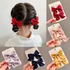 Horquilla de lazo para el pelo para niños tocado estilo coreano clip lateral dulce clip para el pelo de niña clip para flequillo pelo suelto