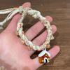 Edición Limitada de Navidad ~ Pulsera Trenzada de Hombre de Jengibre Infantil con Atmósfera Exquisita, Linda y la Más Fácil para Combinar Joyería de Diseño