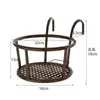 Gancho para Barandilla de Balcón Colgador para Macetas Colgante Antirrobo Estante de Almacenamiento para Colgar en Ventana Soporte para Flores Soporte de Hierro para Exterior en Repisa de Ventana