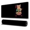 Tapete de rato de gato fofo transfronteiriço, flor de cerejeira, estilo japonês, sushi fresco, mesa de gato, almofada de aprendizagem de cachorro chai, almofada de aprendizagem de escritório